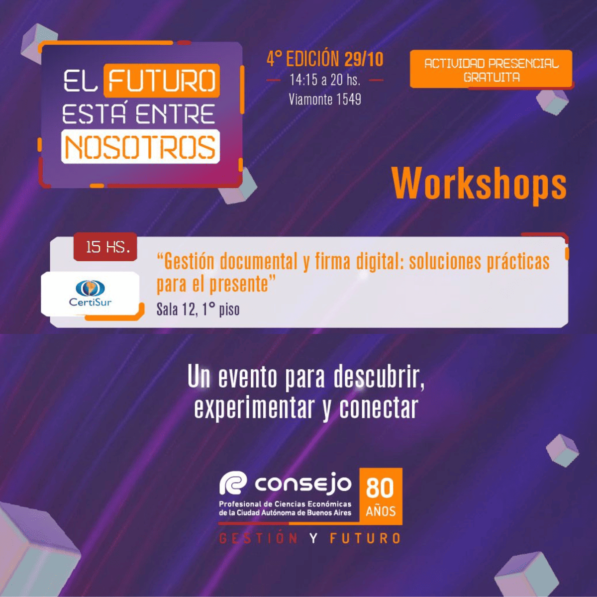 CertiSur participó en “El Futuro está entre nosotros”, el evento del Consejo Profesional de Ciencias Económicas de CABA